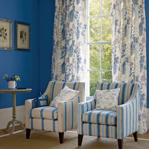 Zasłony Caprice projektu Jane Churchill. COLEFAX FOWLER