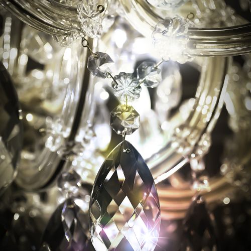 Zdjęcie: Alfred Gabriel. Kryształowe żyrandole