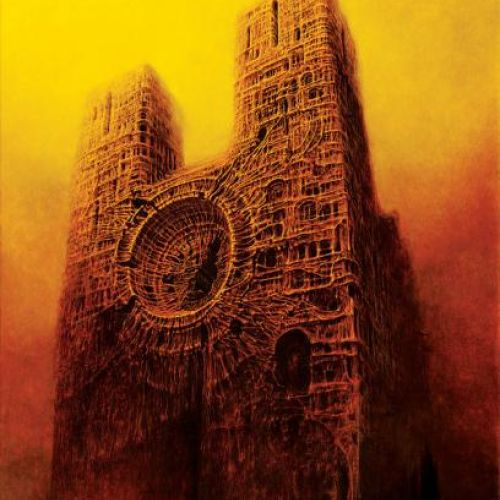 Zdzisław Beksiński Bez tytułu, 1983 r., Muzeum Historyczne w Sanoku i www.belvederegallery.com