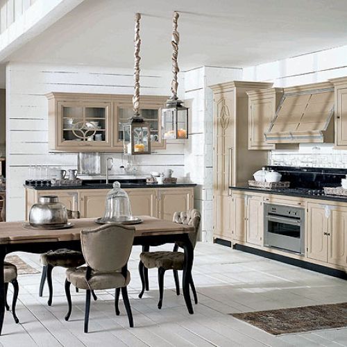 Ze stołem, kanapą, dywanami. MARCHETTI GROUP