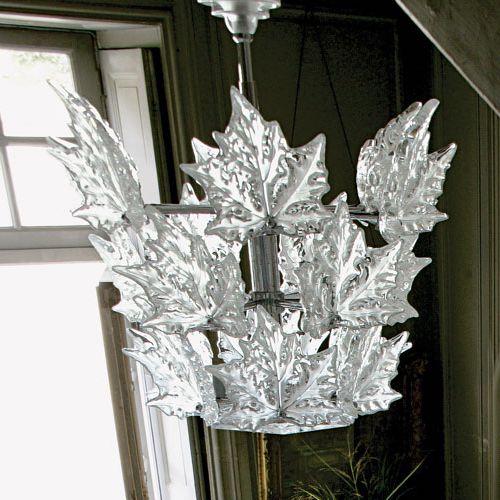 Żyrandol Champs-Élysées z 1957 r. René Lalique i szklane cudeńka