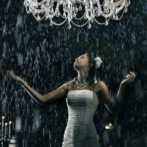 Żyrandol Drylight od Masiero. Zdjęcie: Luminosfera