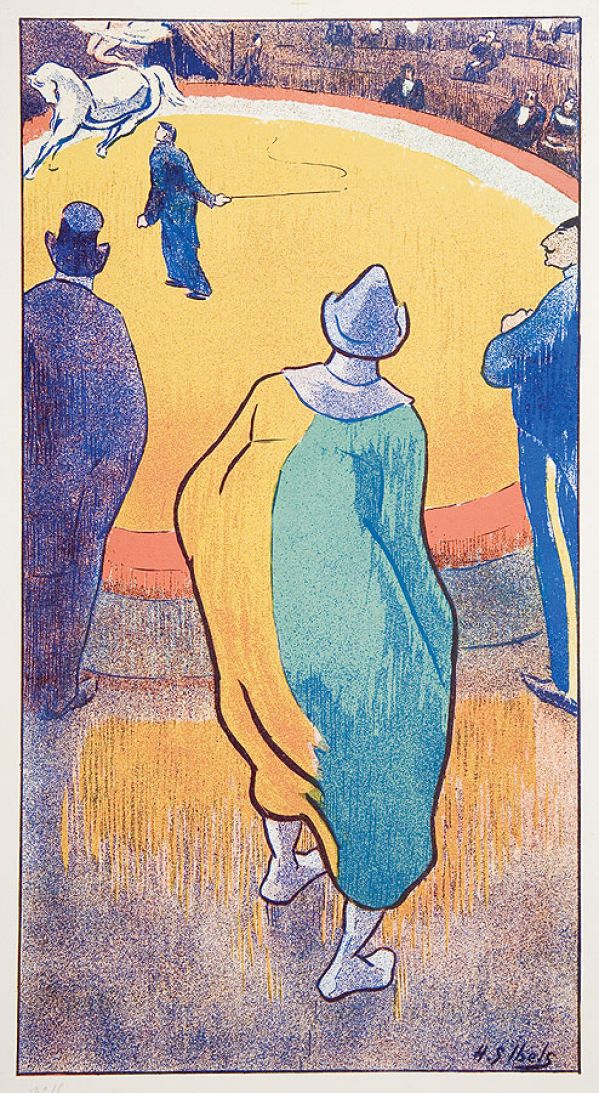Henri-Gabriel Ibels W cyrku – arena cyrkowa , 1893 r.