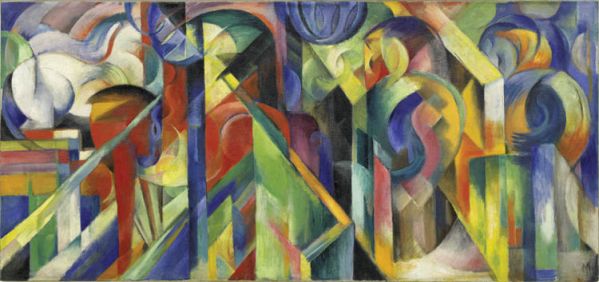 Franc Marc, Stajnie , 1913 r. Narodziny rewolucji