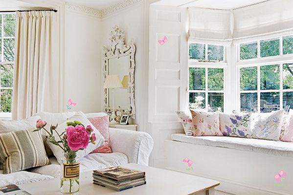 Wzory można malować na ścianach, meblach, oknach.