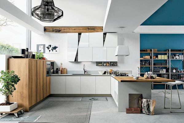 INFINITY DIAGONAL, niezależnie od tego, czy mamy półwysep, czy wyspę, warto wydzielić fragment blatu na