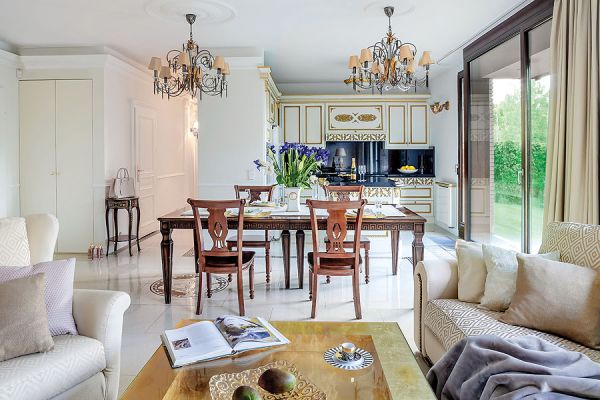 Elegancki apartament z odrobiną humoru