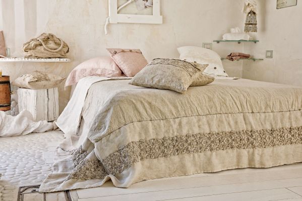 Dodatki do wnętrz: len i drewno