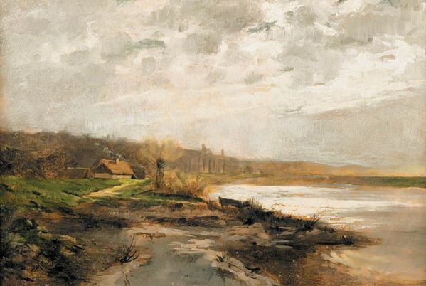 Maksymilian Gierymski, Krajobraz wiosenny , 1867 r., Agra Art