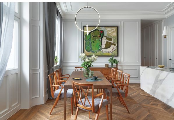 mieszkanie w kamienicy w stylu francuskim