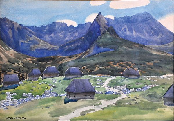 Hala Gąsienicowa , 1909 r., Muzeum Tatrzańskie w Zakopanem