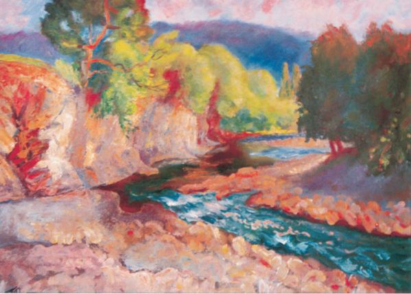 Pejzaż z rzeką , REMPEX. Zapraszamy do Pauczarni