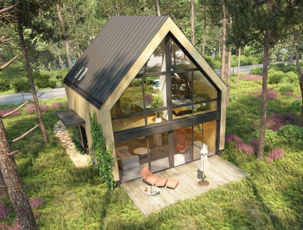 nowoczesne domy z drewna