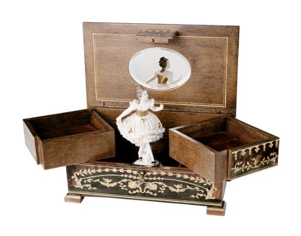 Pozytywka - po otwarciu wieczka wyskakuje tancerka, GETTY IMAGES/ FLASH PRESS MEDIA