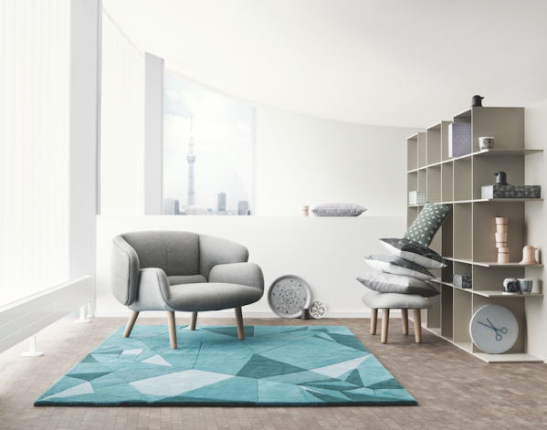 Oki Sato, twórca nendo wykorzystał w projektach dla BoConcept tradycyjną japońską sztukę orgiami polegającą na