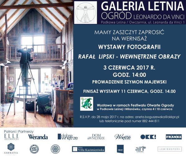 Wernisaż Wystawy Fotografii Rafał Lipski – Wewnętrzne Obrazy