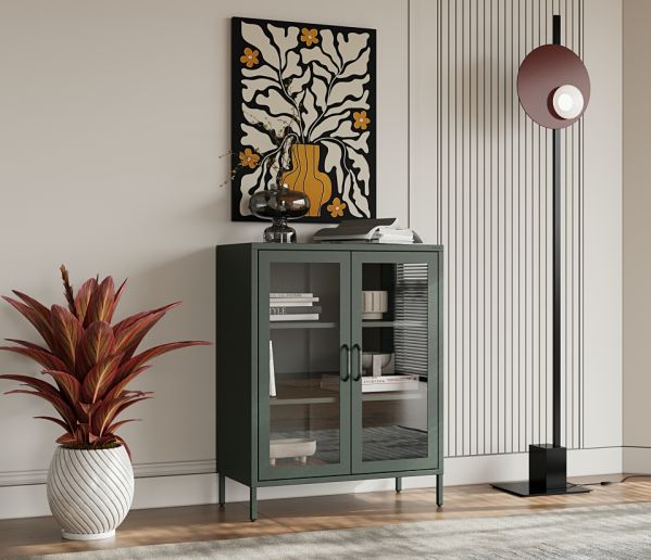 kolorowe meble metalowe