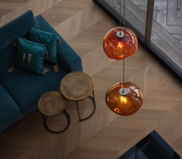 lampy polskiej marki Gie El we wnętrzach krakowskiej willi