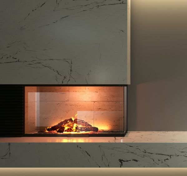 kominek do nowoczesnego wnętrza
