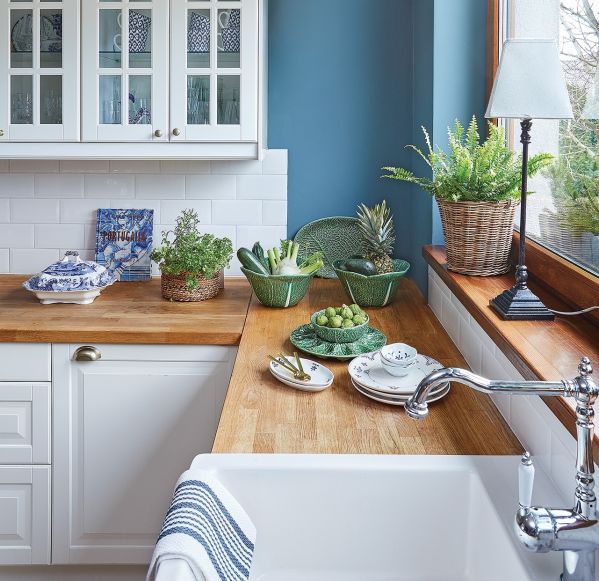 przytulny dom w stylu hampton i rustykalnym