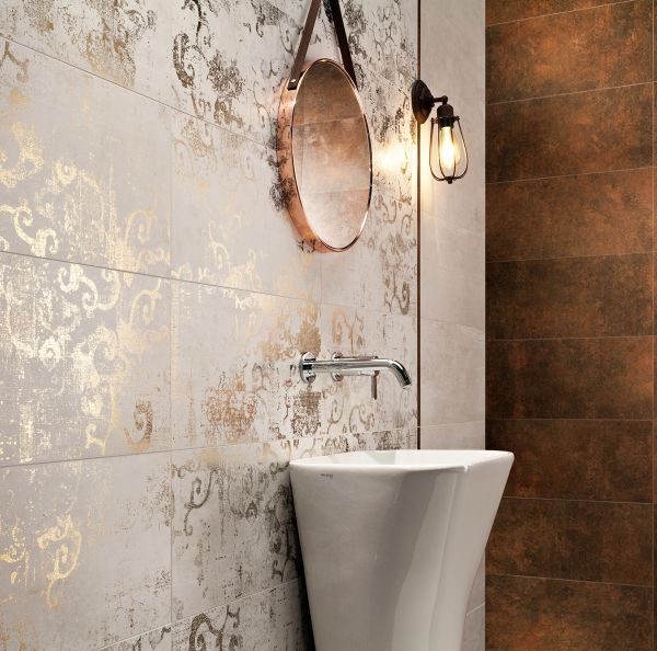 Modna łazienka – płytki dekoracyjne w roli głównej