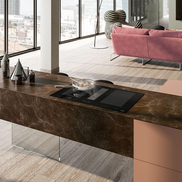 okap wbudowany w płytę indukcyjną