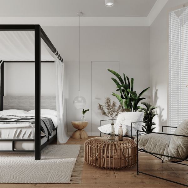 Klasyczne i naturalne wnętrza z nutką industrializmu w domu