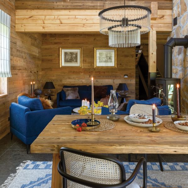 aranżacja salonu z jadalnią