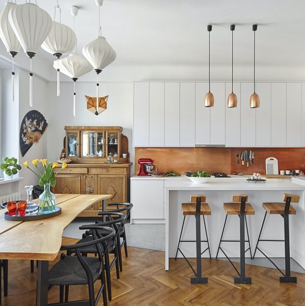 kuchnia otwarta na salon