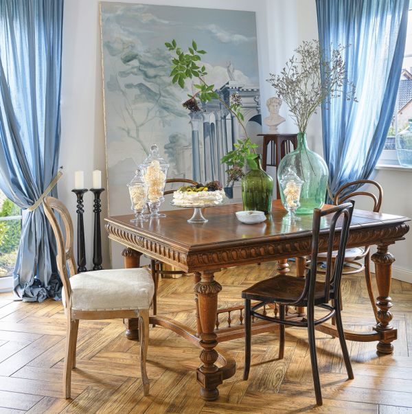 antyki we wnętrzach