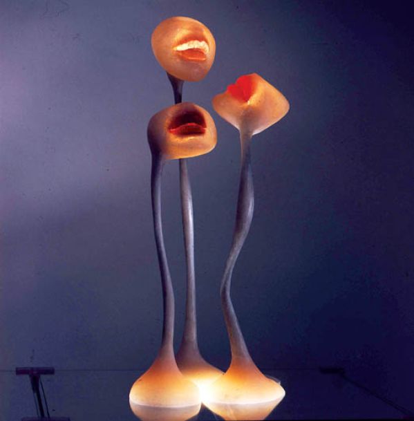 Alina Szapocznikow, Lampe bouche I [Usta iluminowane I] , 1966 r., MUZEUM SZTUKI NOWOCZESNEJ W WARSZAWIE