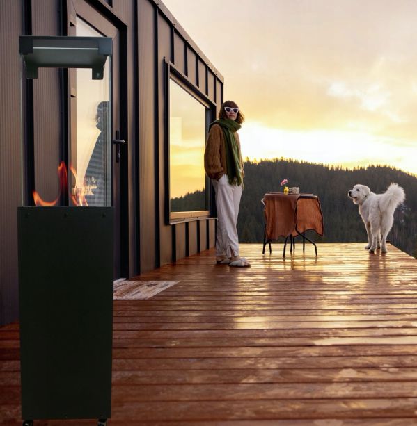 kominki gazowe na taras werandę i patio