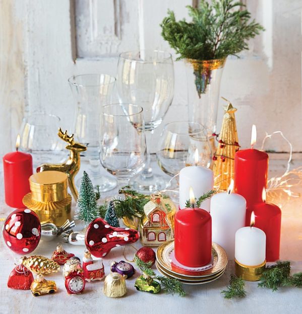 jak zrobić świecznik z kieliszków