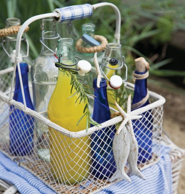 dekoracje na piknik nad morzem