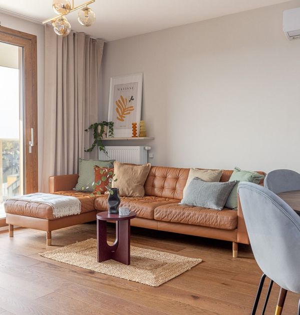 organiczne kształty we wnętrzu