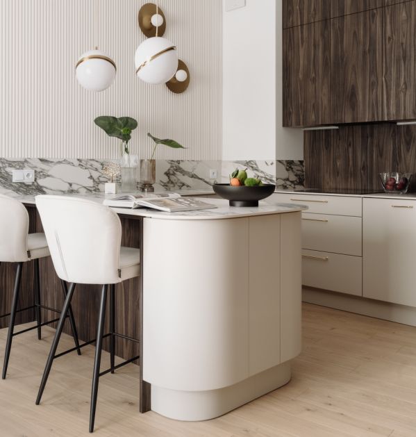 beżowy total look ekskluzywny i ponadczasowy projekt mieszkania w gdyni