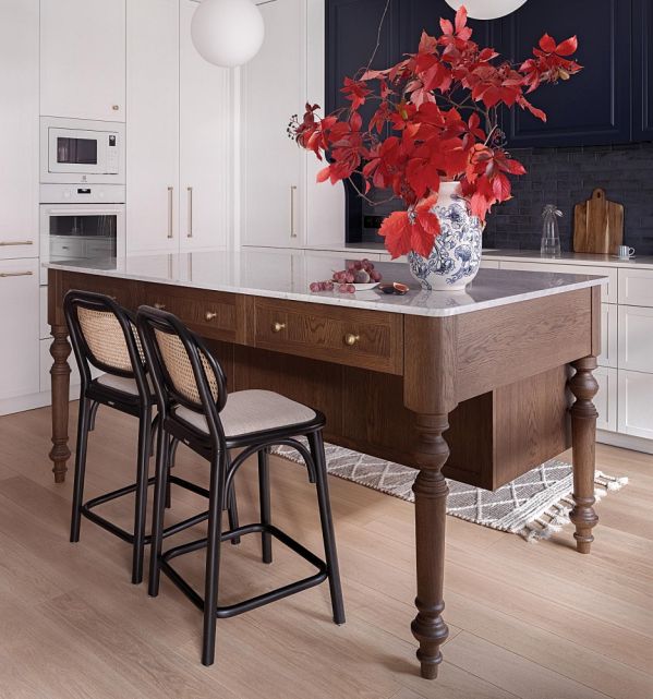 eleganckie wnętrze w trzech kolorach