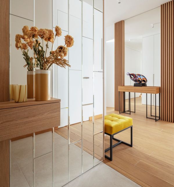 szkło murano w eleganckim apartamencie na mokotowie