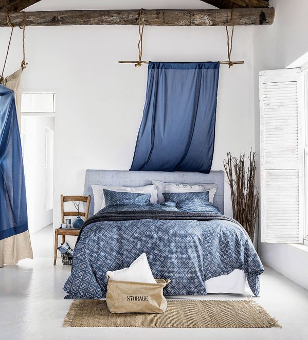 "Pościel z cienkiej bawełny z nadrukiem - 79,90 zł H&amp