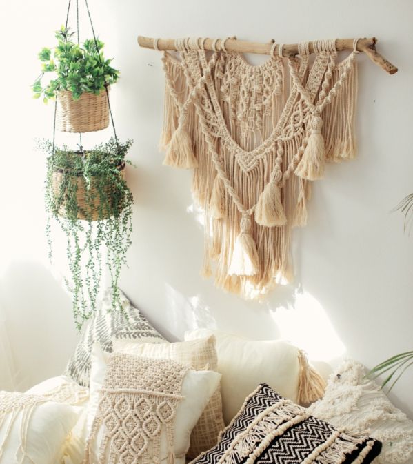 12 pomysłów na wiszące ozdoby
