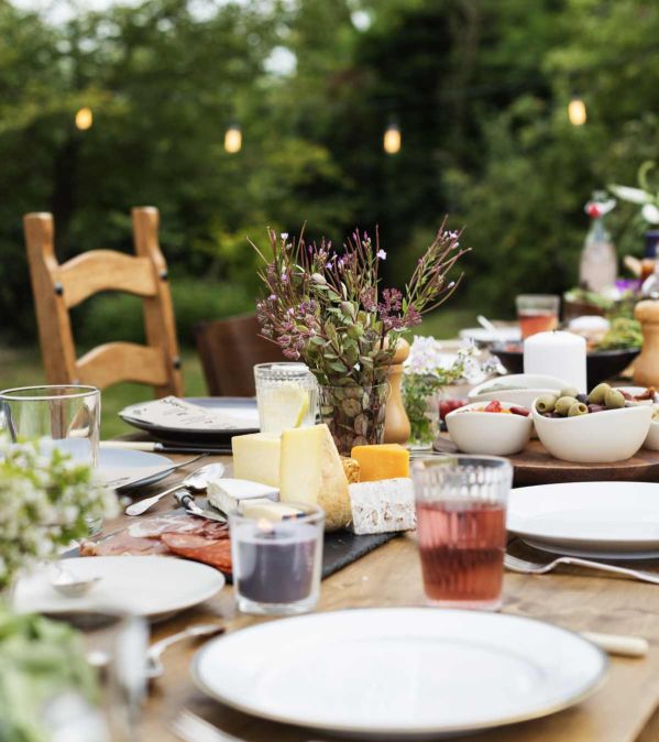 przepisy na letni obiad w ogrodzie