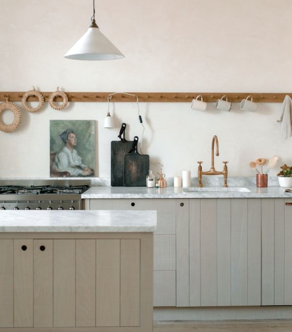 kuchnia bez górnych szafek