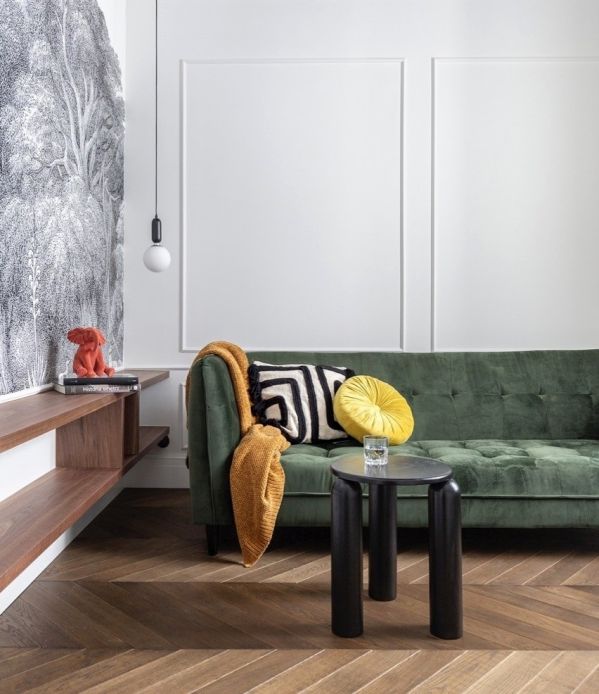 mieszkanie w kamienicy w pastelowych kolorach