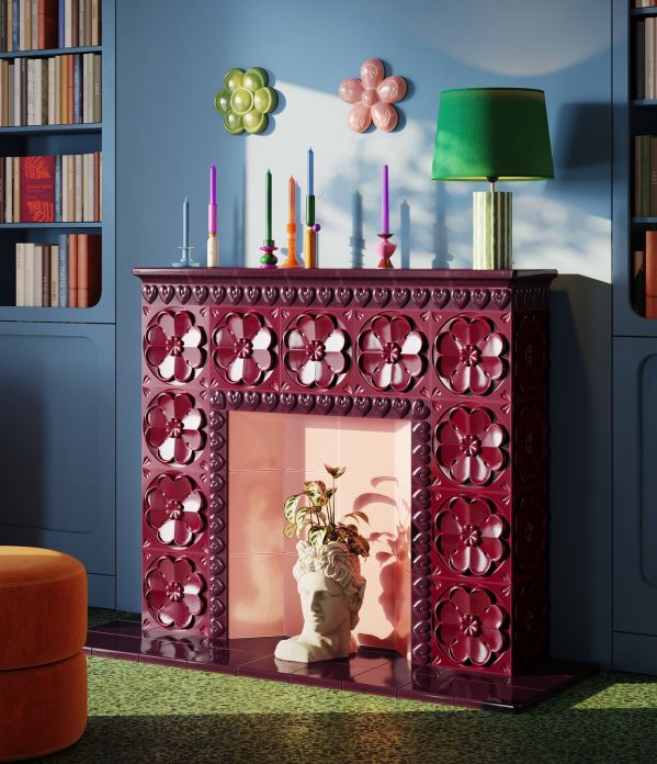 piękne ręcznie robione kafle królik