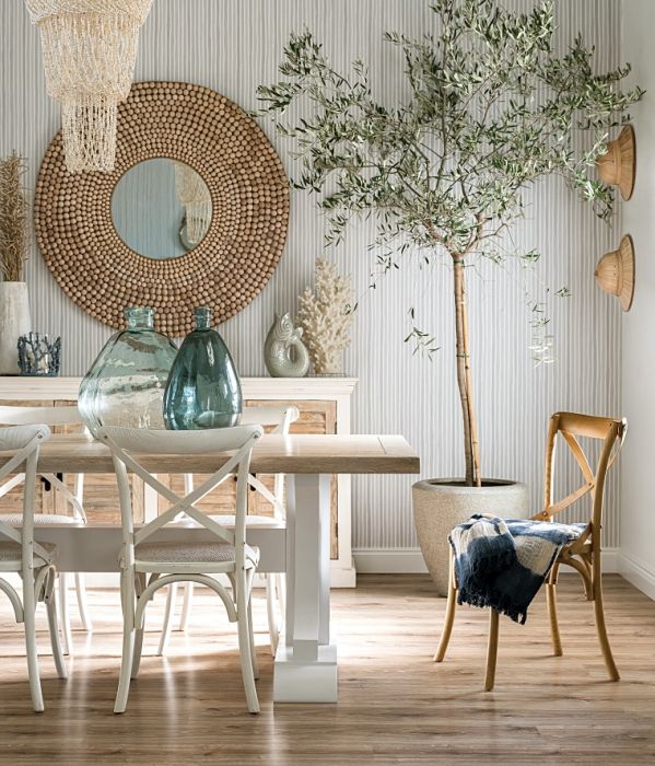 letni domek w stylu modern farmhouse