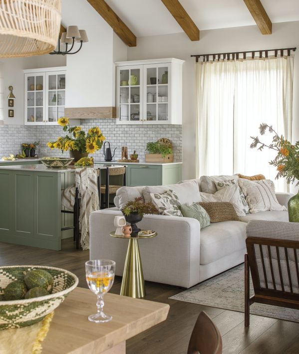 dom w stylu modern farmhouse