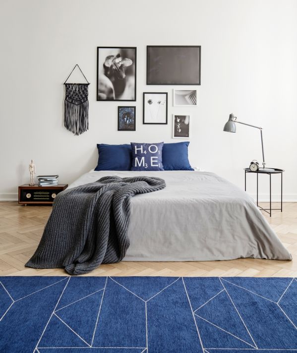 geometryczne wnętrza w stylu graficznym