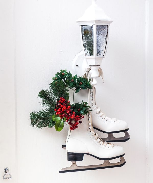 dekoracje bożonarodzeniowe na drzwi wejściowe