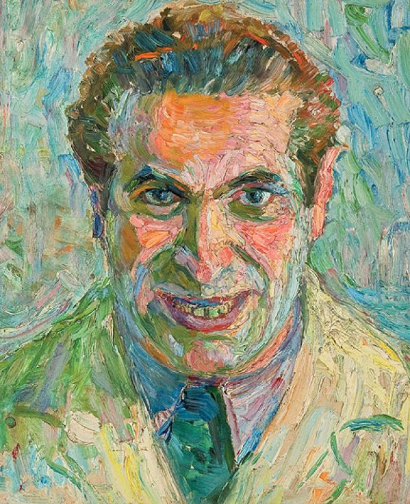 Autoportret z pędzlem