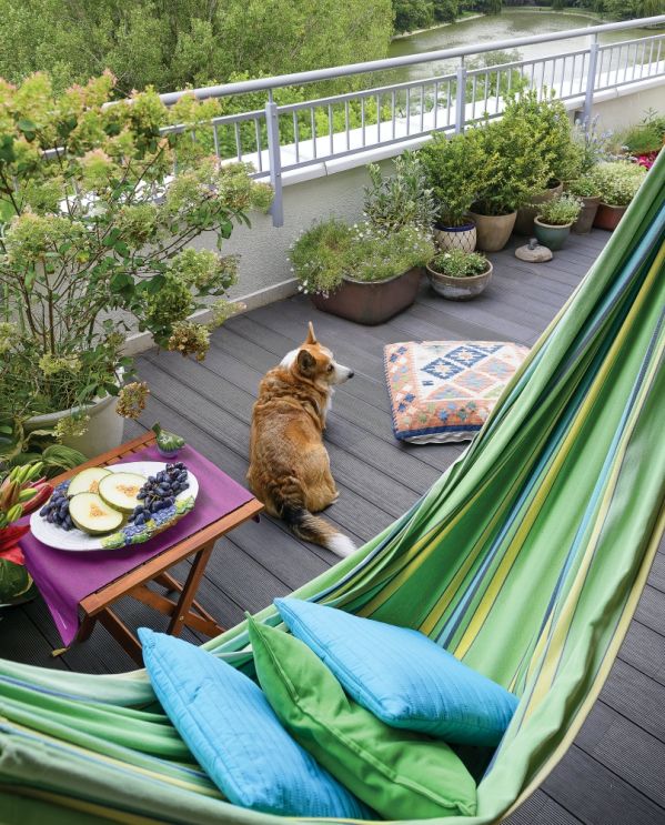 penthouse z tarasem i widokiem na park